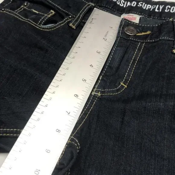 LIKE NEW MOSSIMO SUPPLY CO. SLIM STRAIGHT JEANS 6/28x30 ⭐️ - Picture 8 of 9